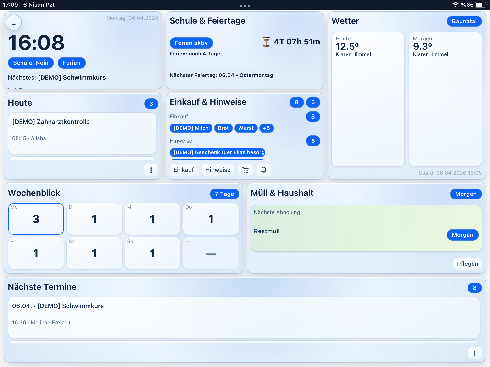 Panel design: Glass Daylight